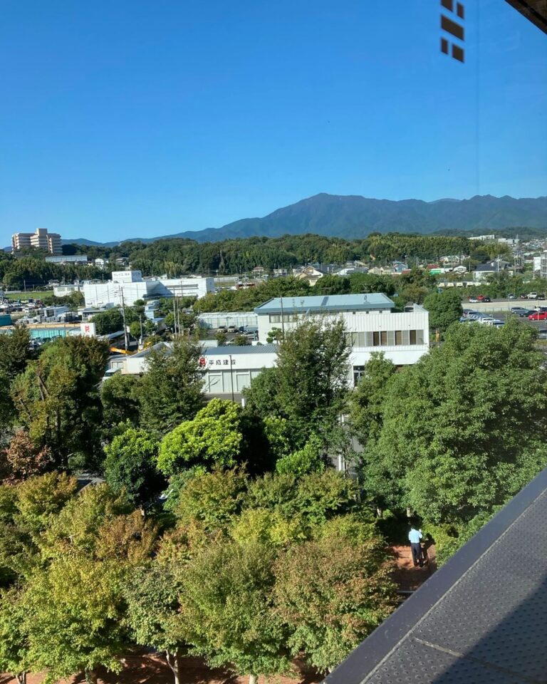 厚木で研修会！大山から丹沢山系が綺麗に見えました。